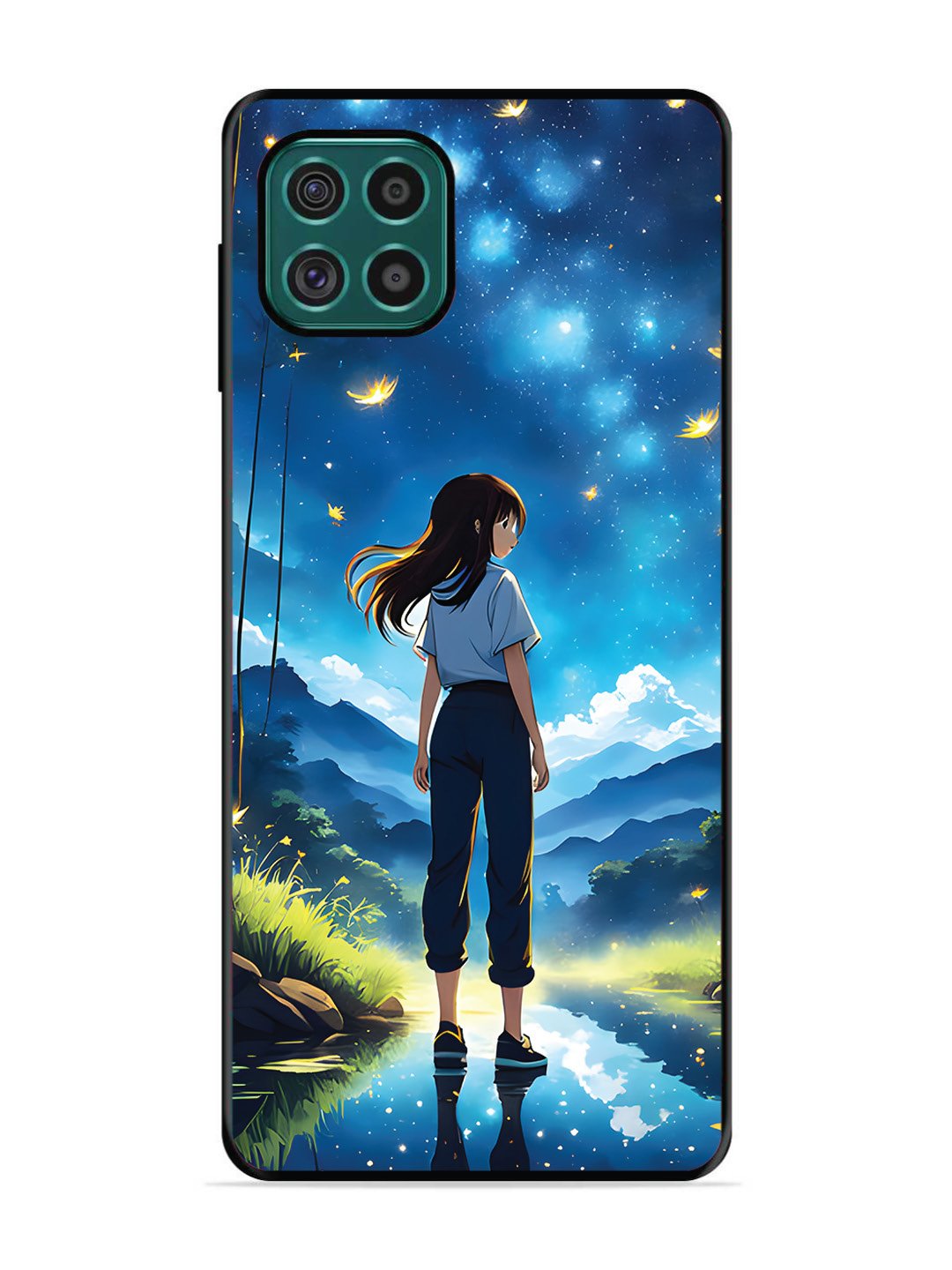 Samsung Galaxy F62 Girl In Beautiful Forest