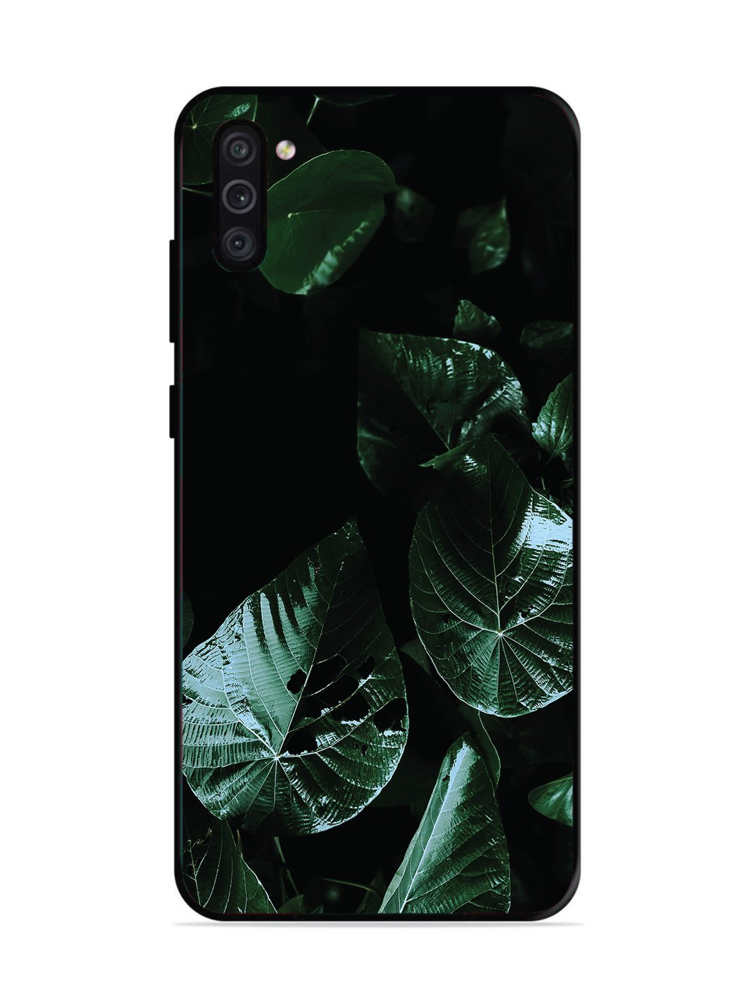Samsung Galaxy M11 Leafs at night