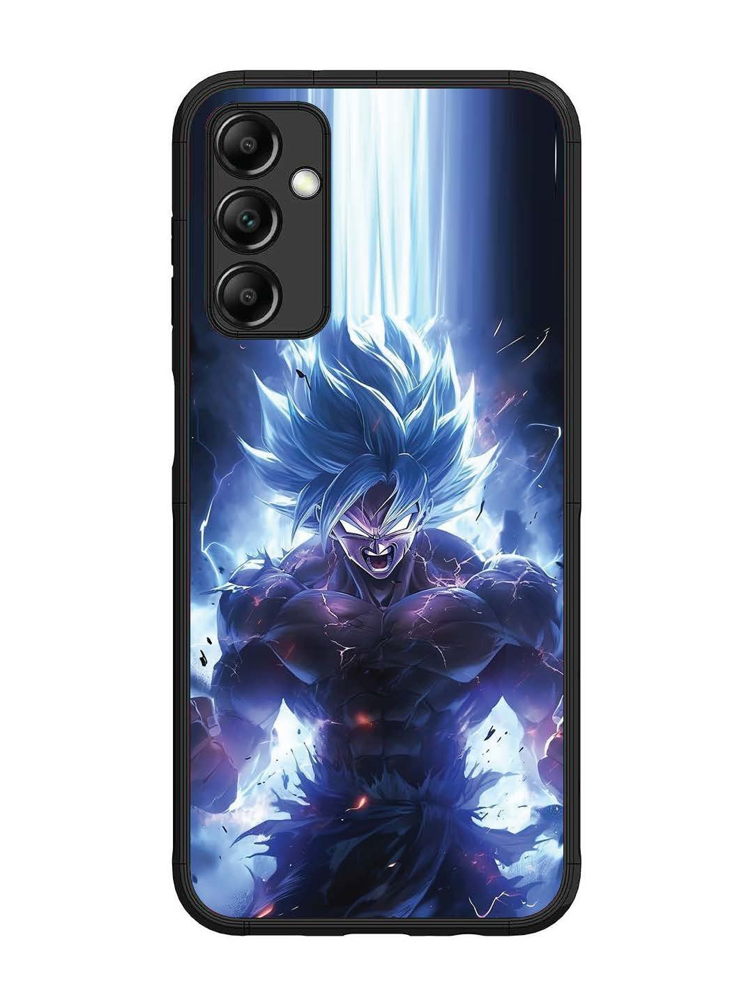 Samsung Galaxy M14 5G Super Saiyan Blue and Angry