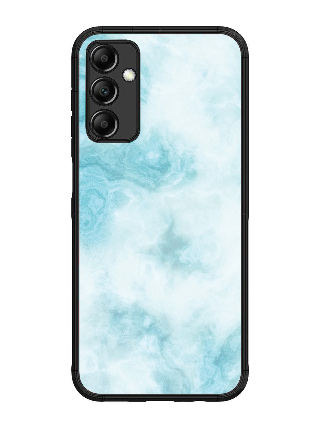 Samsung Galaxy M14 5G Light Blue with White Ocean Marble