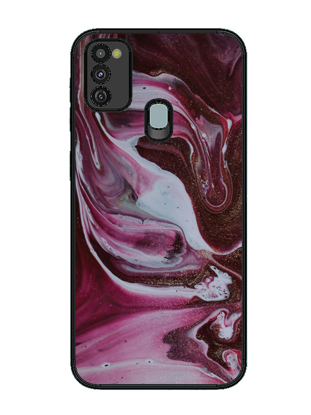 Samsung Galaxy M30s Pink And Golden Marble