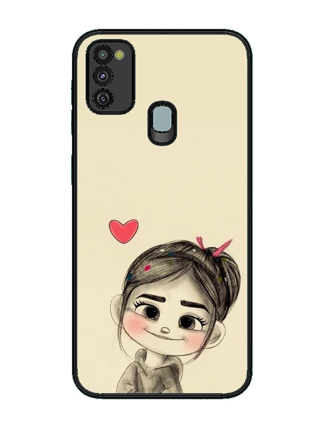 Samsung Galaxy M30s Cute Girl Looking at You