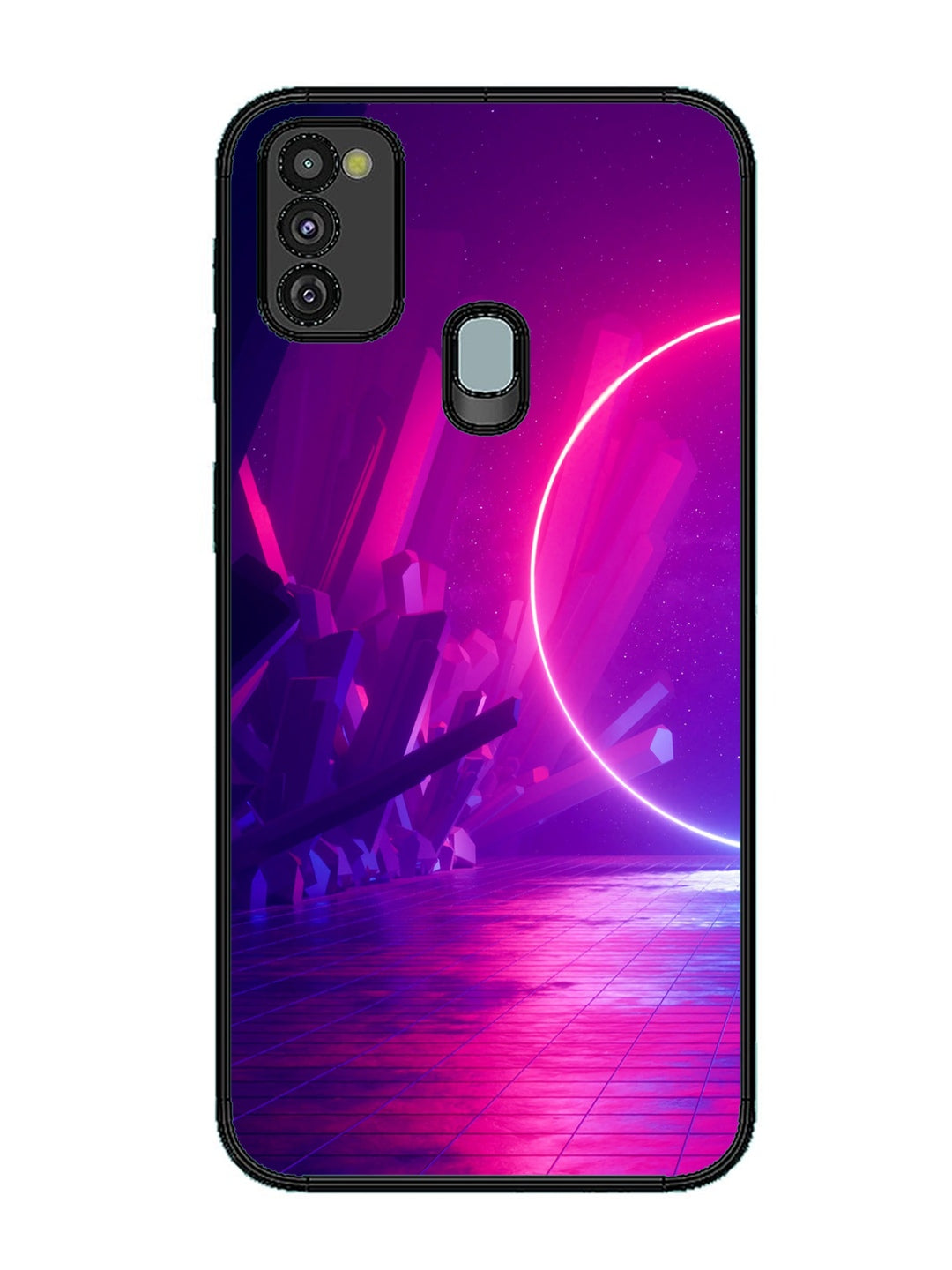 Samsung Galaxy M30s abstract with Neon Light