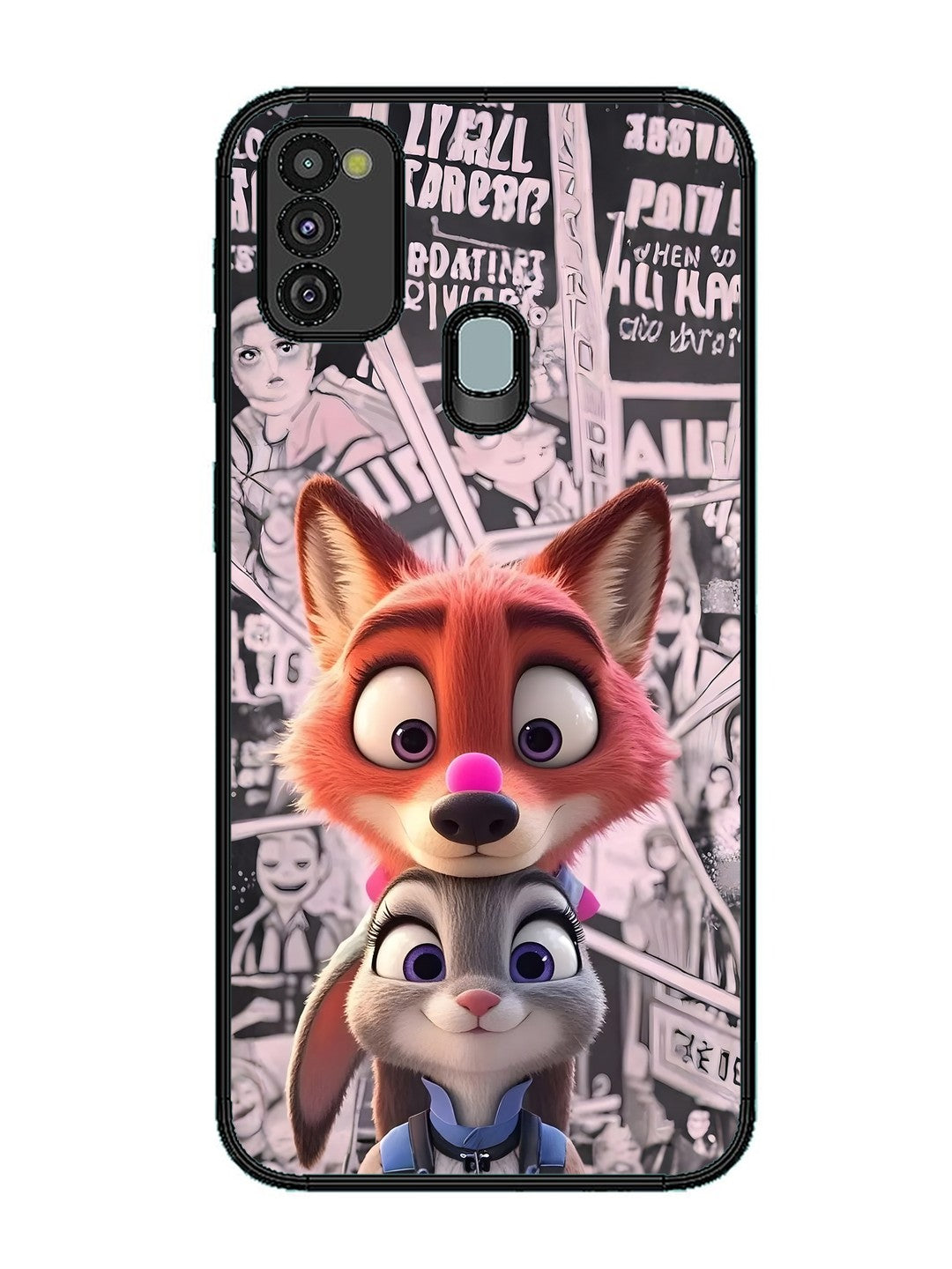 Samsung Galaxy M30s Cute Nick wilde and judy hopps 2