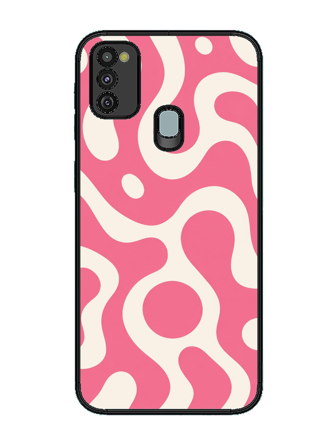 Samsung Galaxy M30s Fluid wave pattern Pink