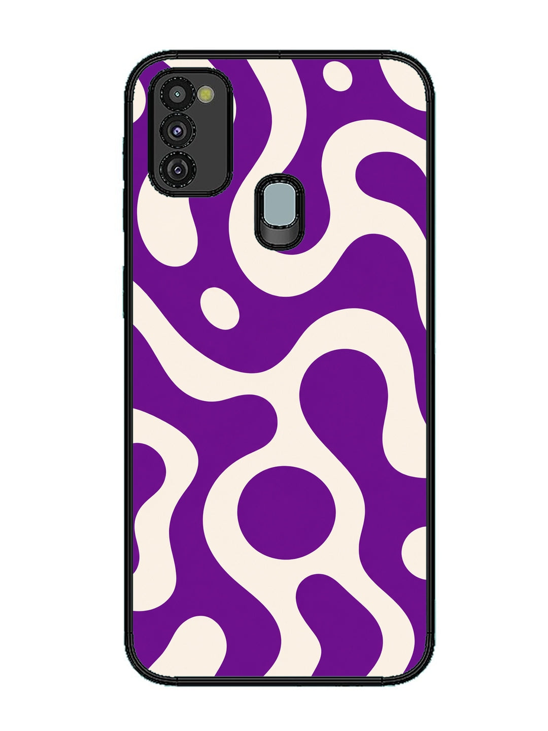 Samsung Galaxy M30s Fluid wave pattern Purple