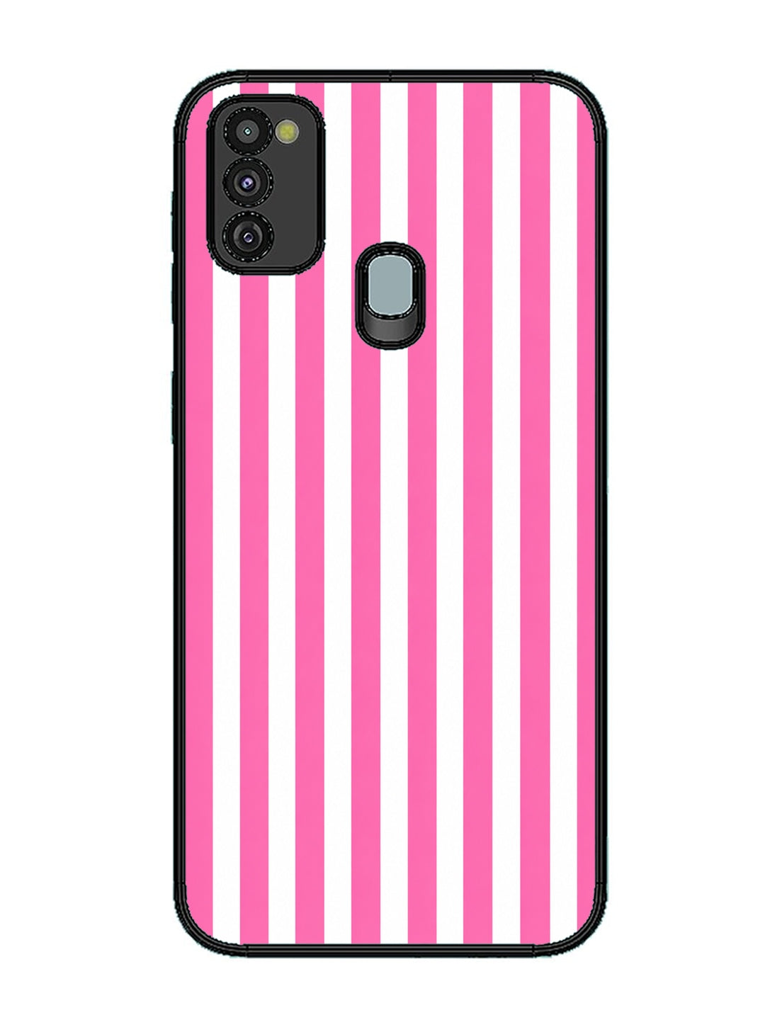 Samsung Galaxy M30s Vertical Stripes Hot Pink