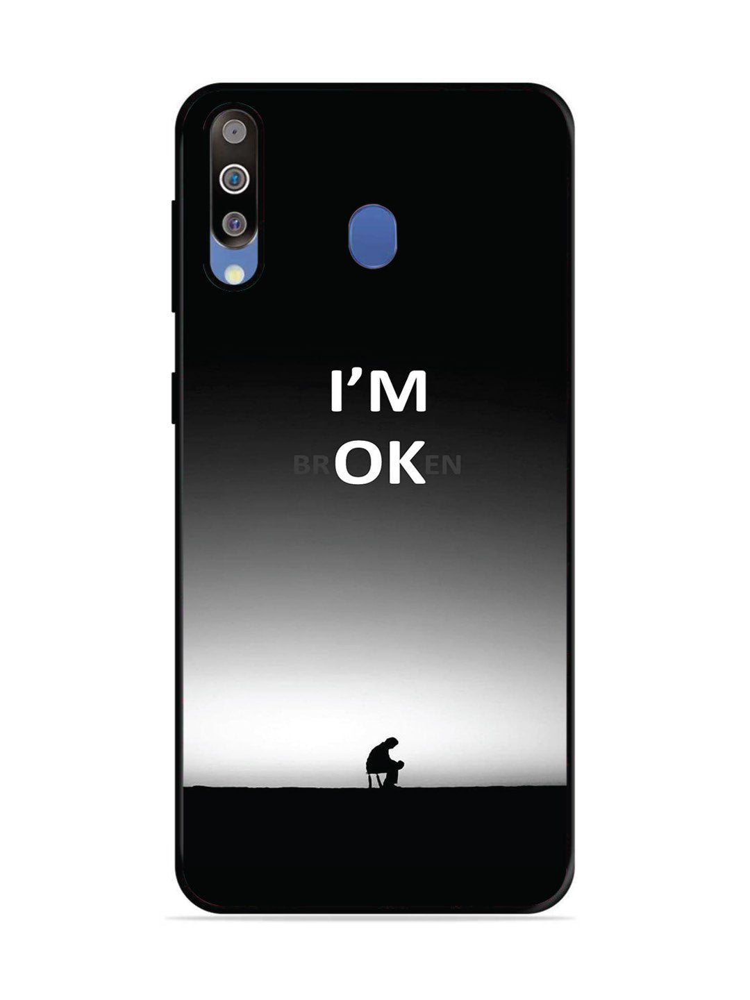 Samsung Galaxy M30 I'm Broken A man on Chair Alone