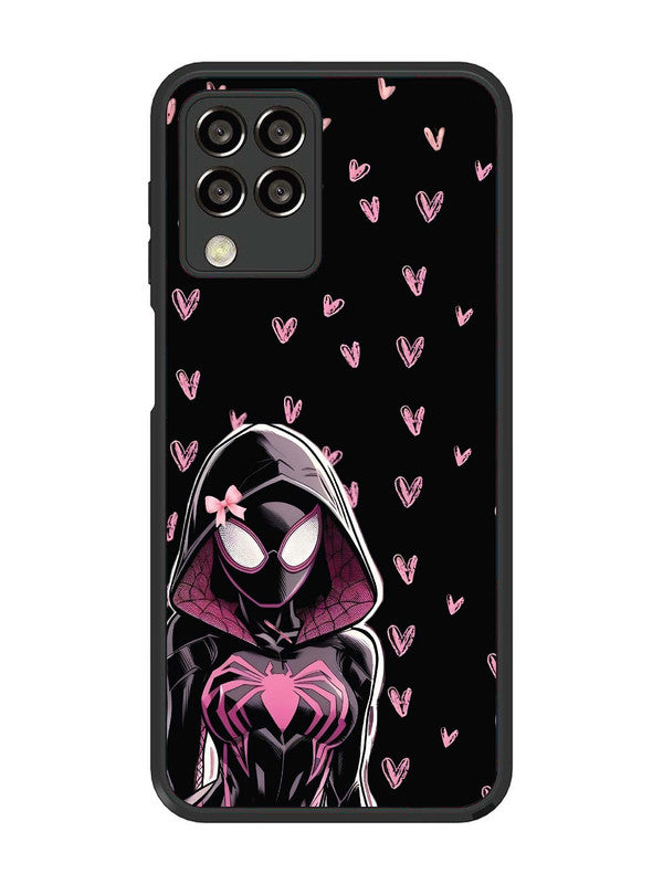 Samsung Galaxy M33 5G Spidergirl with hearts