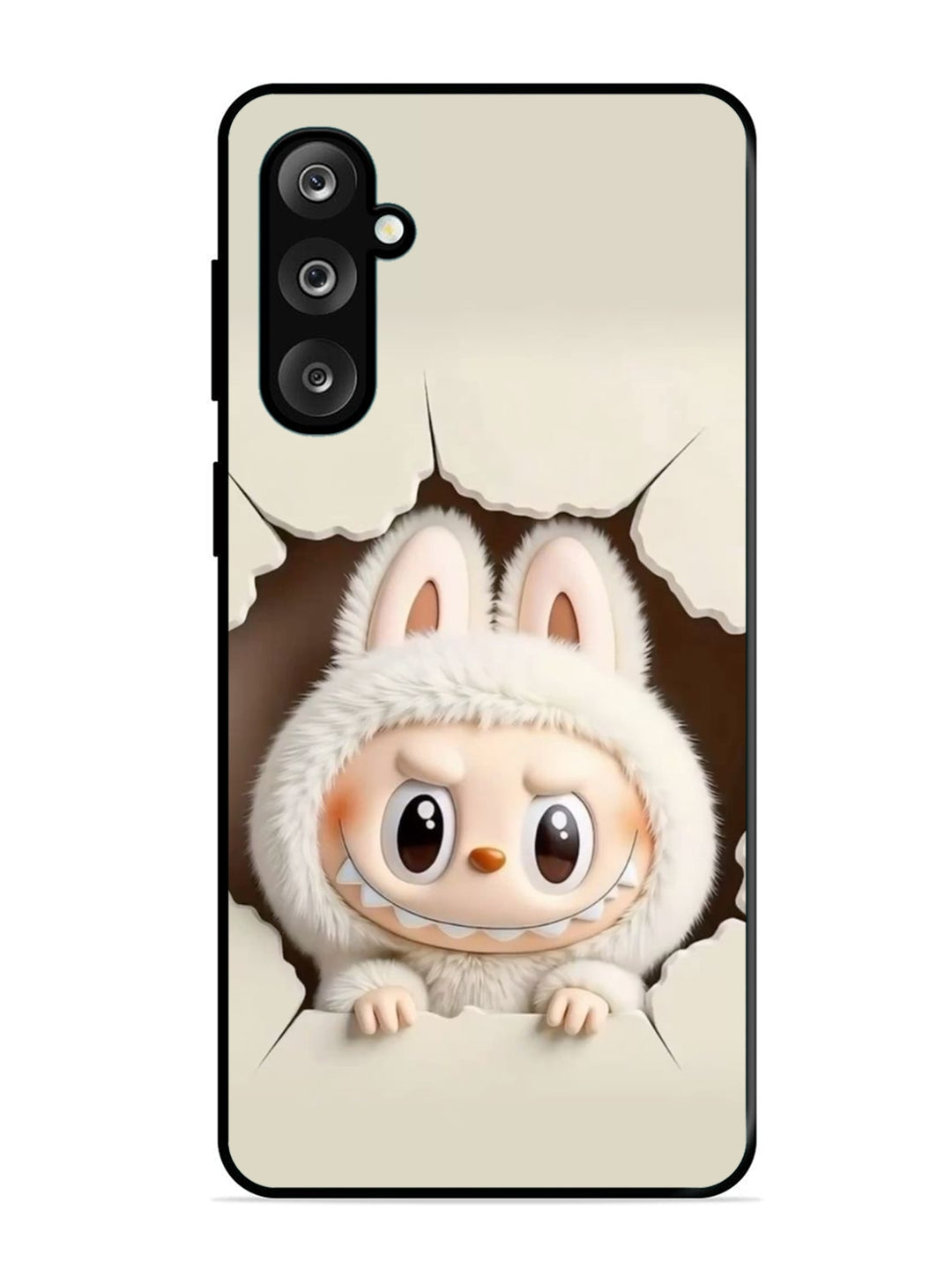 Samsung Galaxy M36 5G Labubu from Cracked Wall