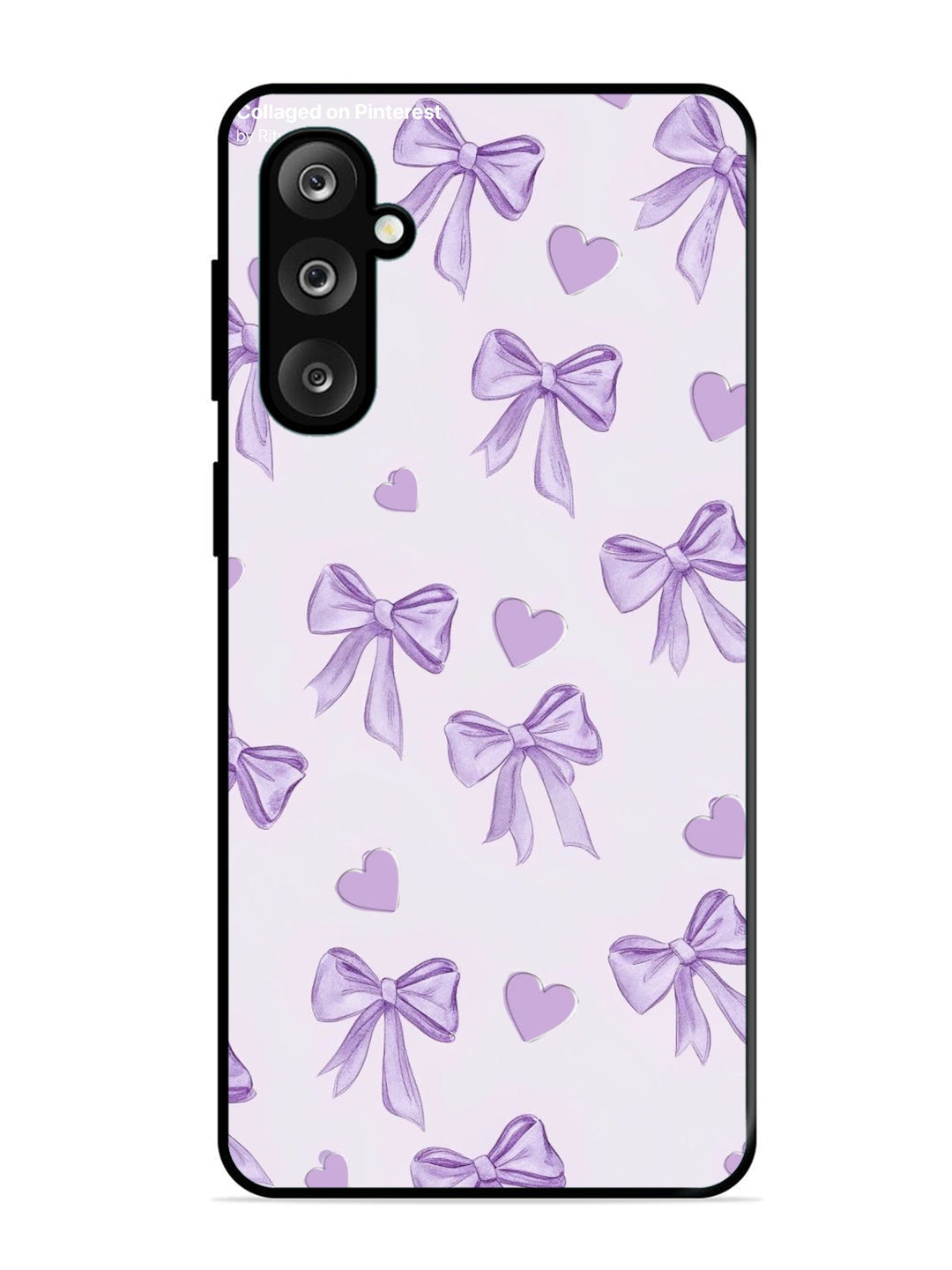 Samsung Galaxy M36 5G Bow Tie, Purple Hair Band