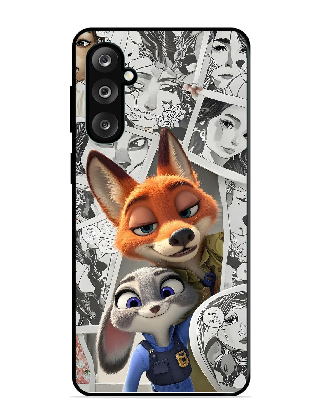 Samsung Galaxy M36 5G Cute Nick wilde and judy hopps