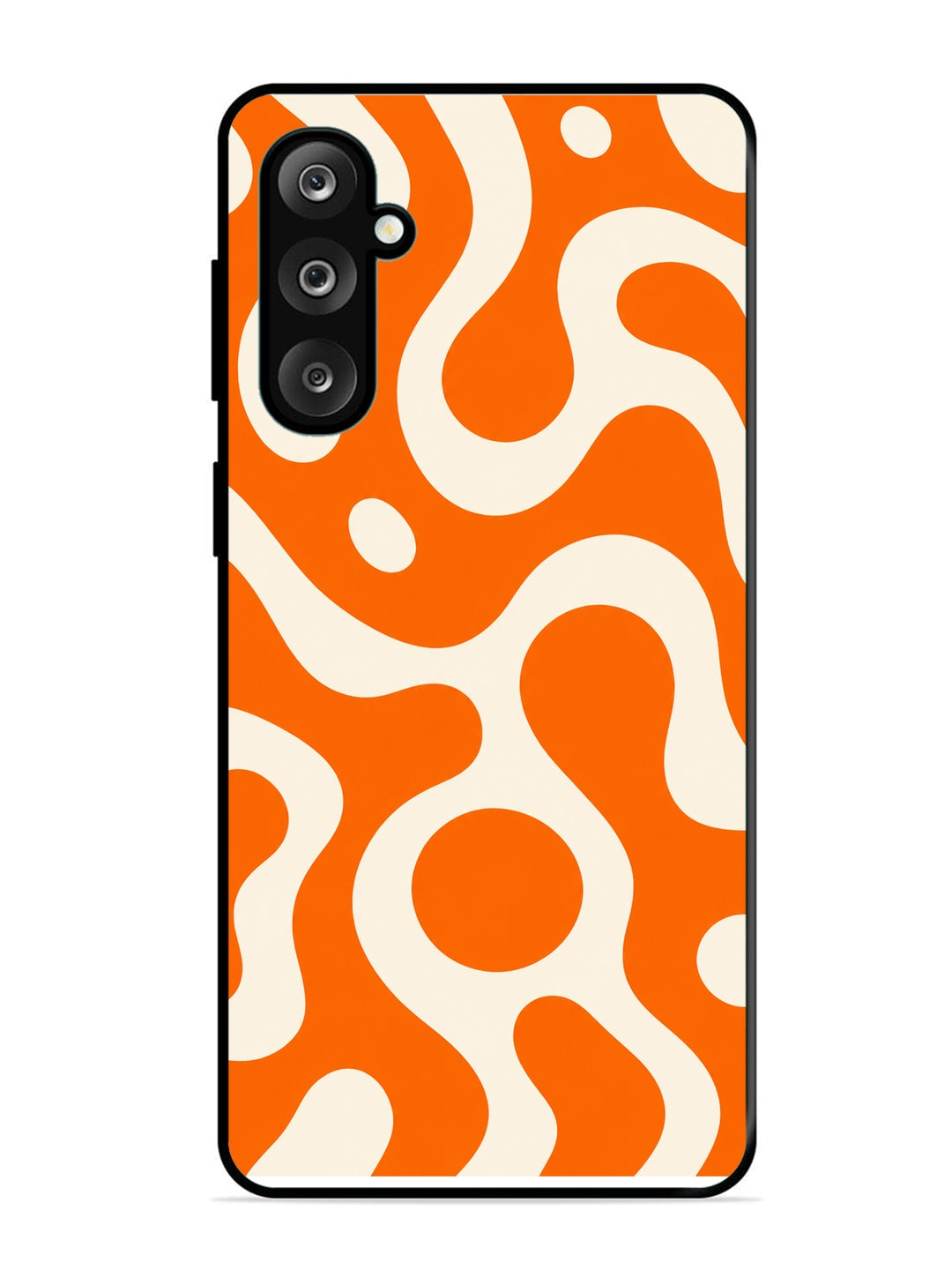 Samsung Galaxy M36 5G Fluid wave pattern Vivid Orange