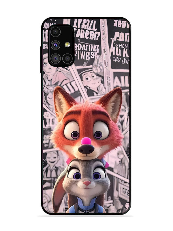 Samsung Galaxy M51 Cute Nick wilde and judy hopps 2
