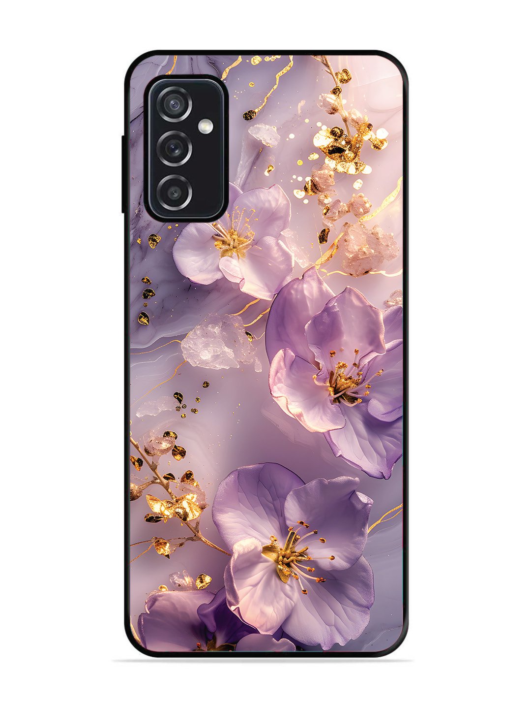 Samsung GALAXY M52 5G Orchid with Golden Safron