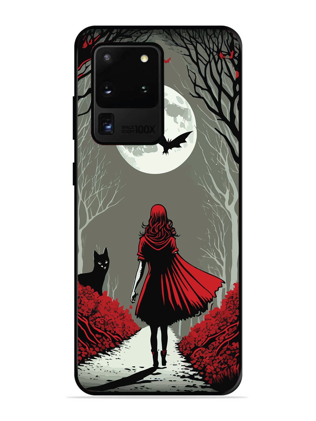 Samsung GALAXY S20 ULTRA Scarlet Girl in Red Forest