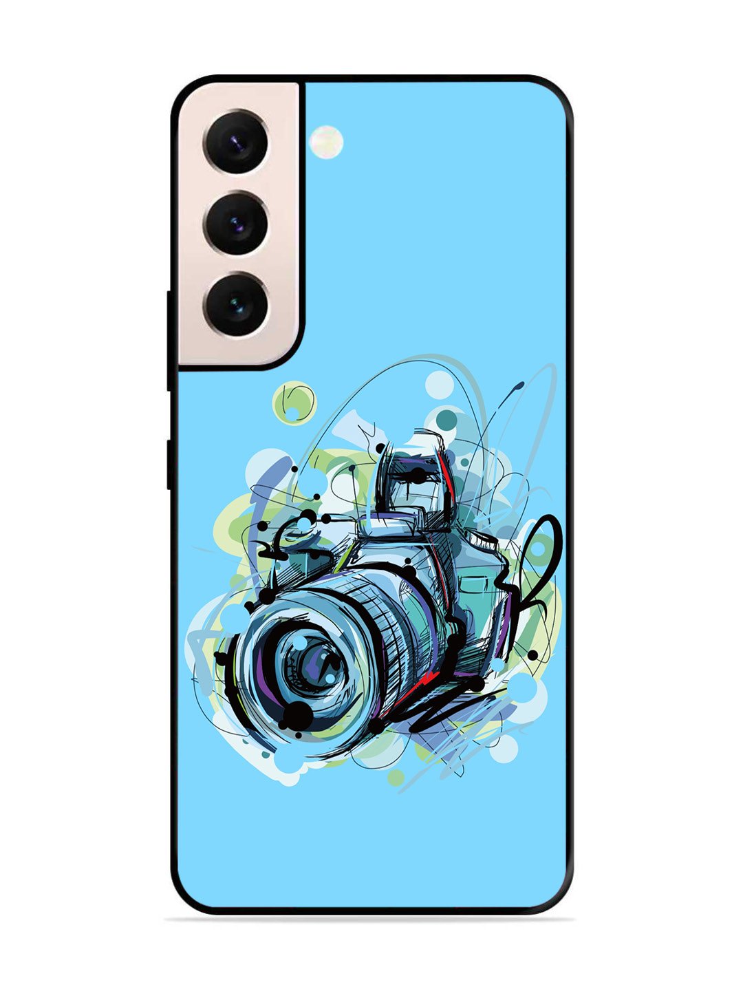 Samsung GALAXY S21 Plus Camera Blue Background