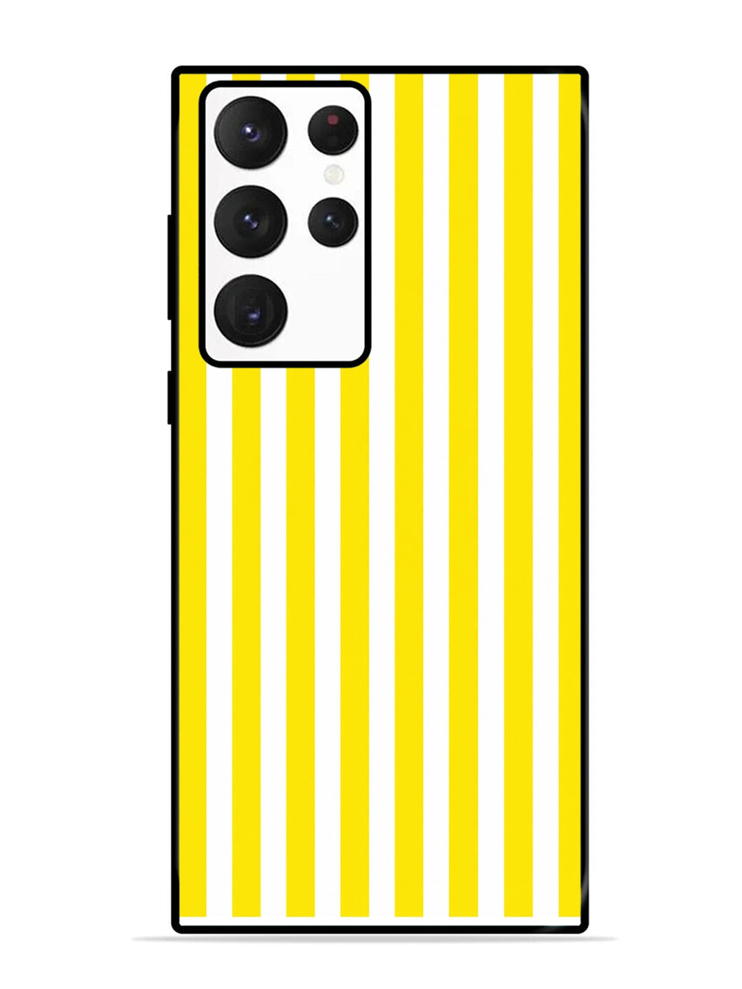 Samsung Galaxy S22 Ultra 5G Vertical Stripes Bright Yellow