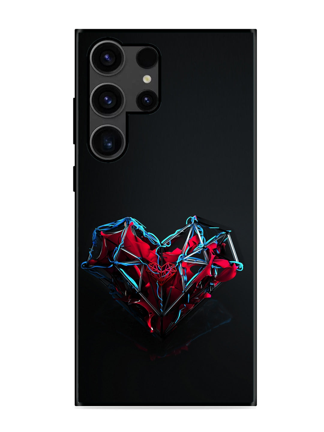 Samsung Galaxy S23 Ultra heart-abstract