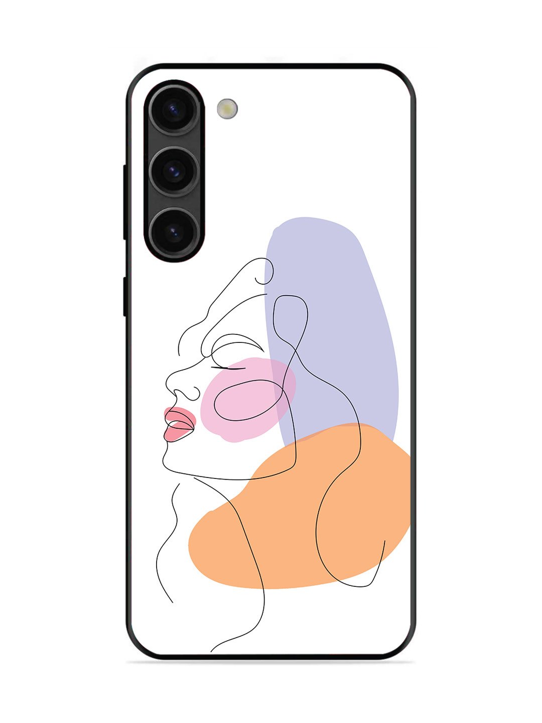 Samsung GALAXY S23 5G Line Art Girl Face