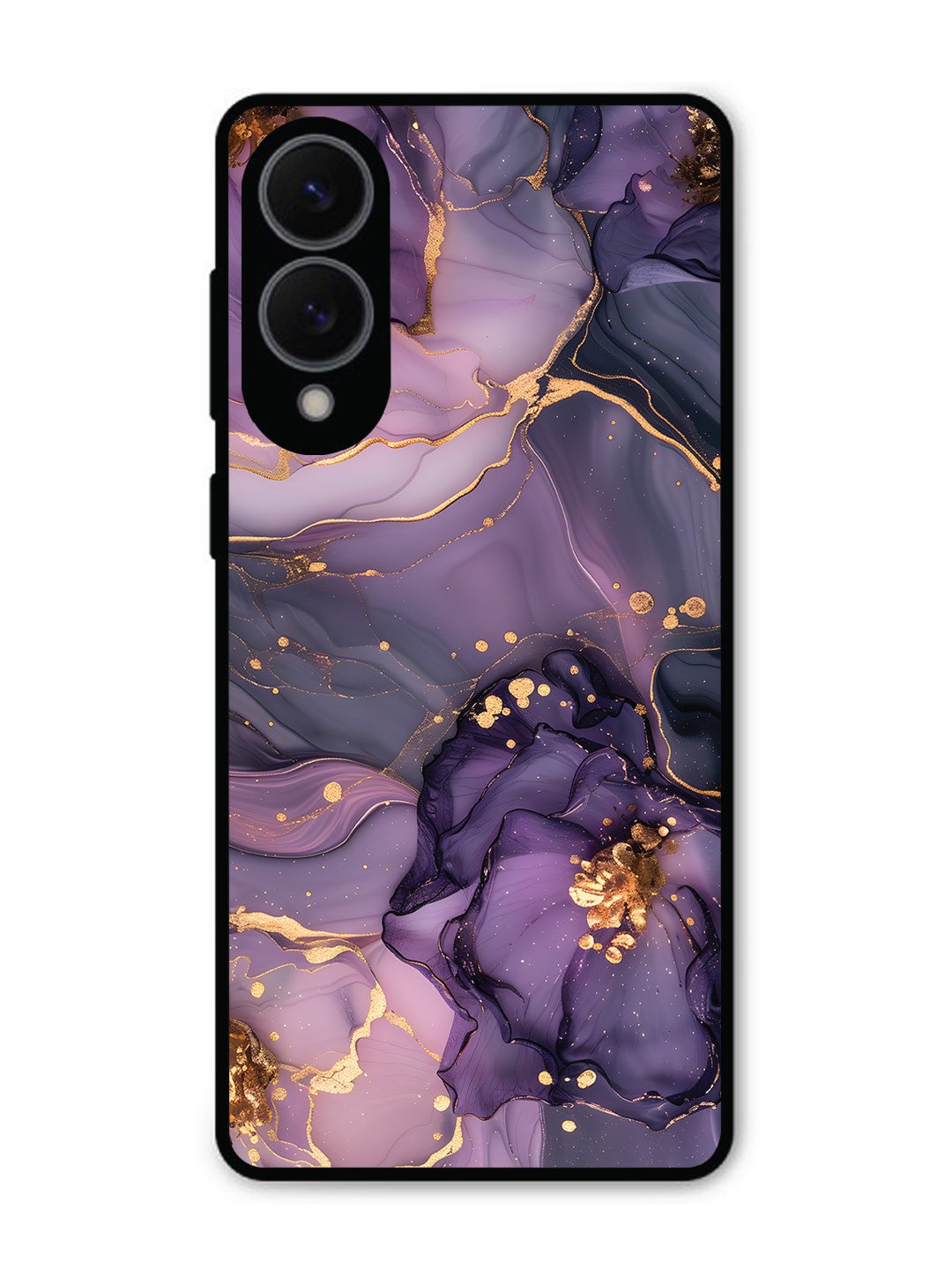 Samsung Galaxy S25 Edge Royal Orchid Theme Marble