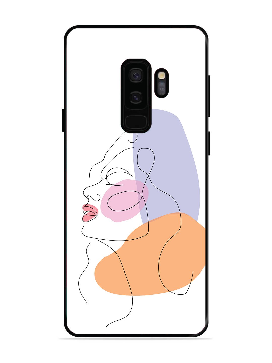 Samsung GALAXY S9 PLUS Line Art Girl Face