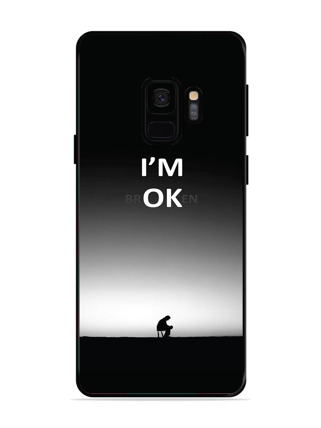 Samsung GALAXY S9 I'm Broken A man on Chair Alone
