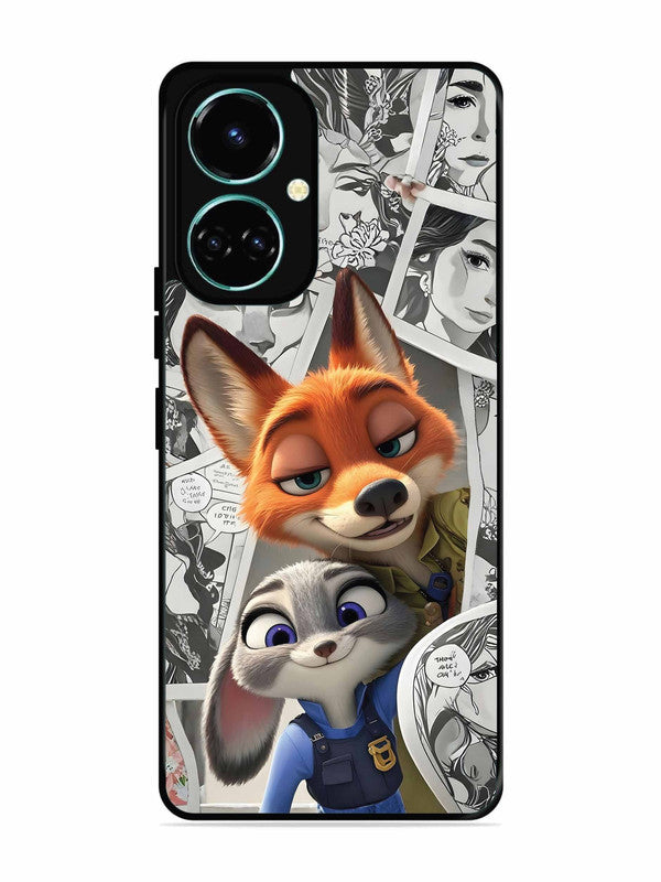 Tecno camon 19 Cute Nick wilde and judy hopps