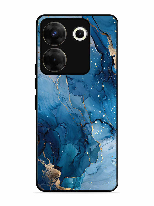 Tecno camon 20 Pro Oceanic Pattern with Golden Sprinkles