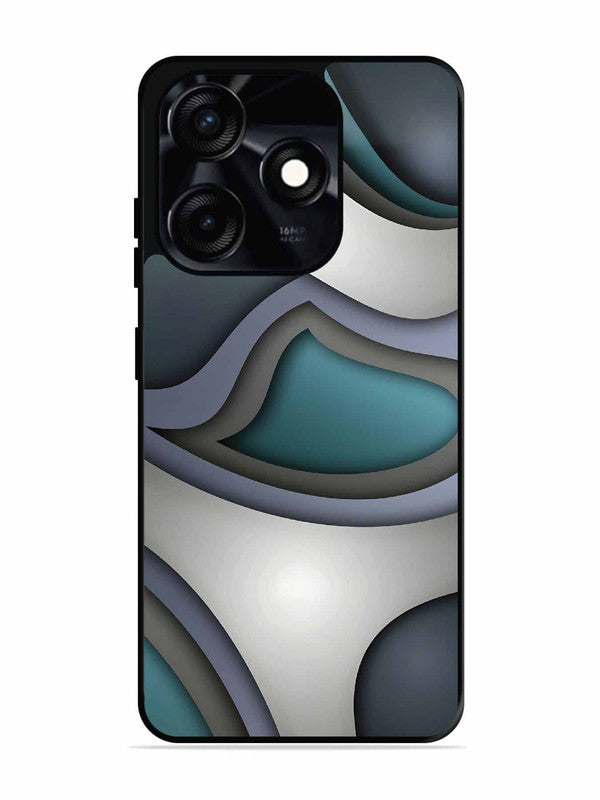 Tecno Spark 10C Slate Blue Gradient Wave