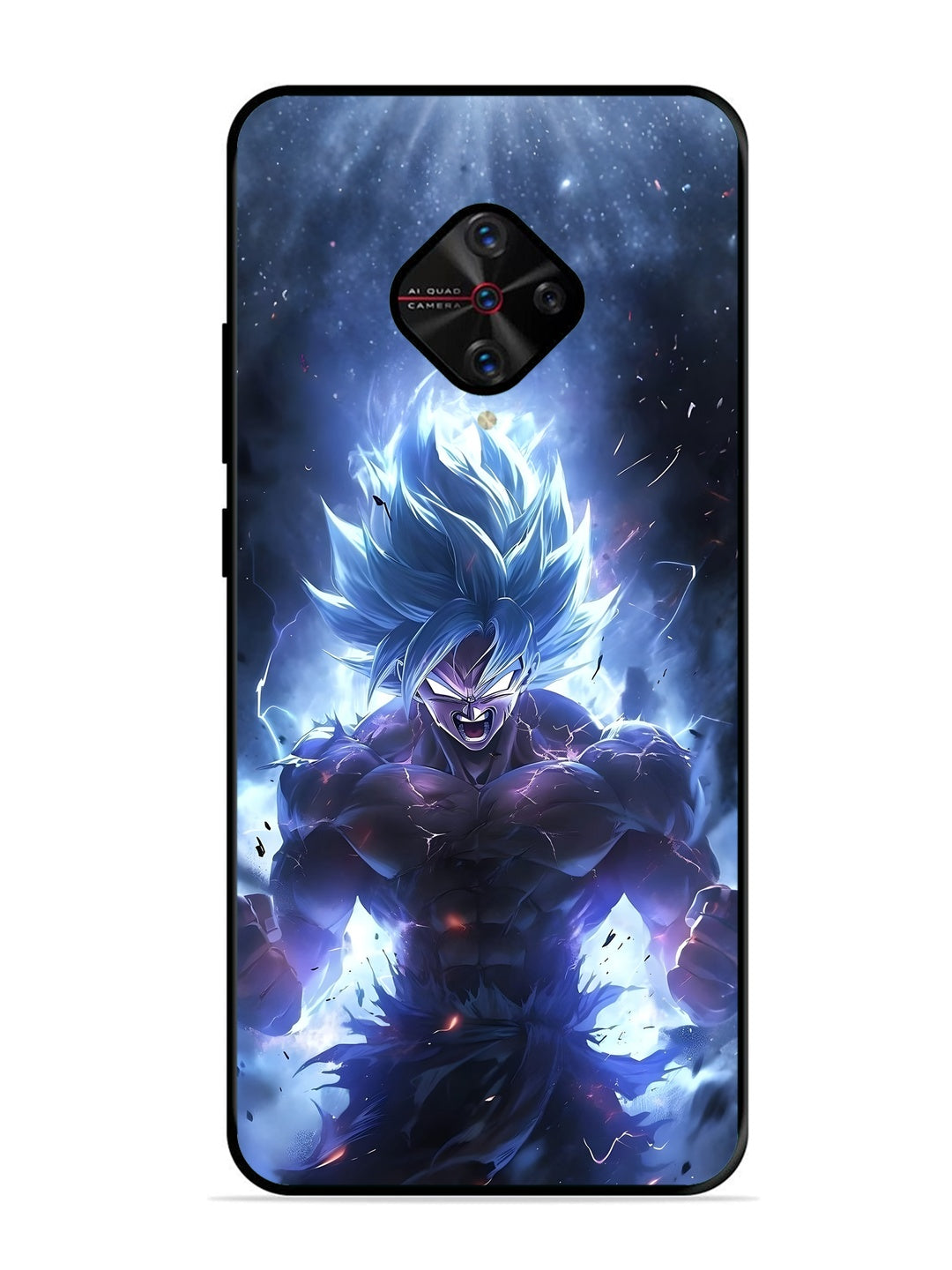 Vivo S1 Pro Super Saiyan Blue and Angry