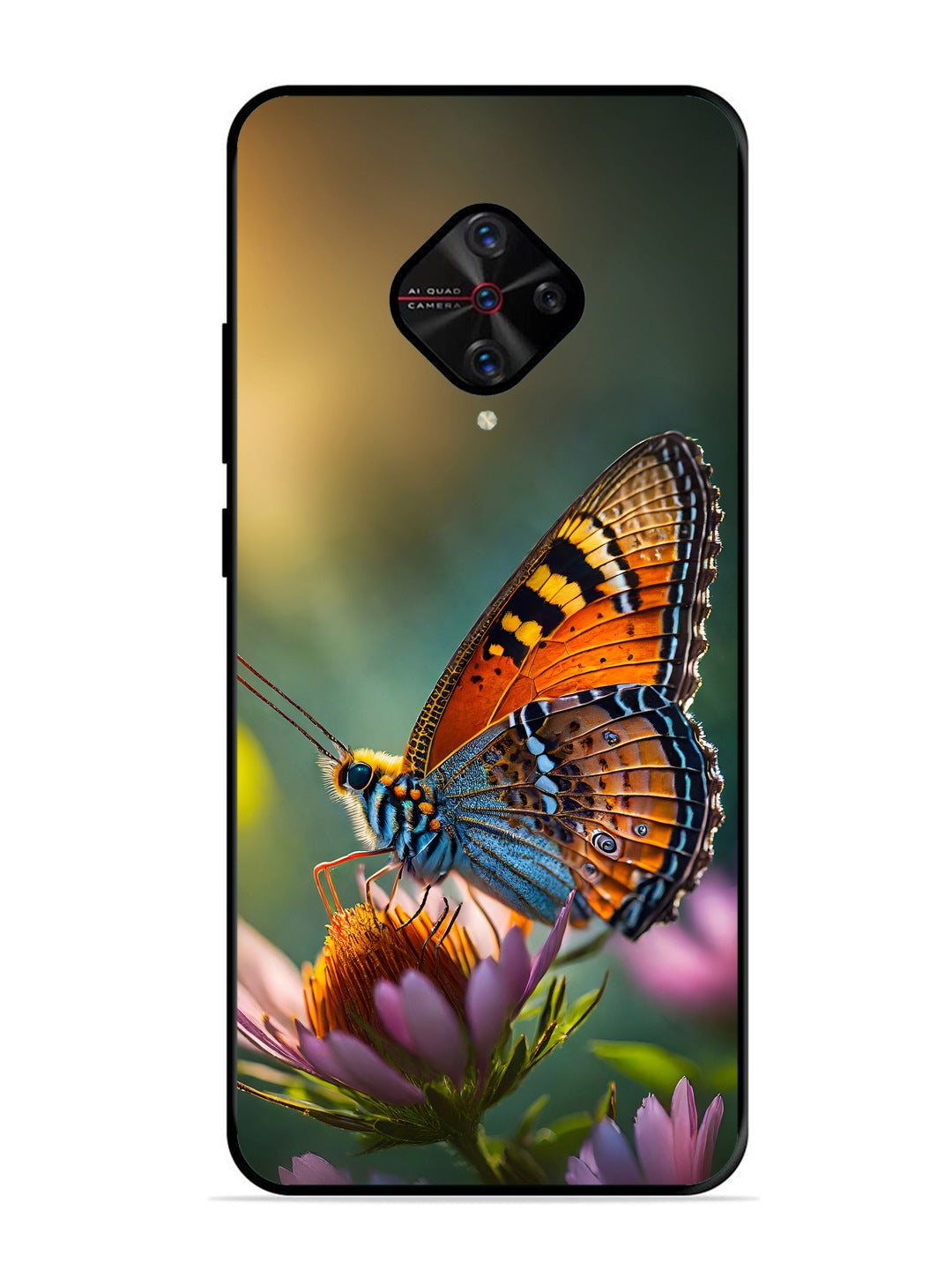 Vivo S1 Pro Golden Hour Monarch Butterfly