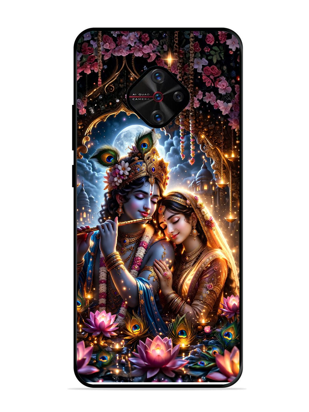 Vivo S1 Pro Radha Krishna Enjoying Flute 2