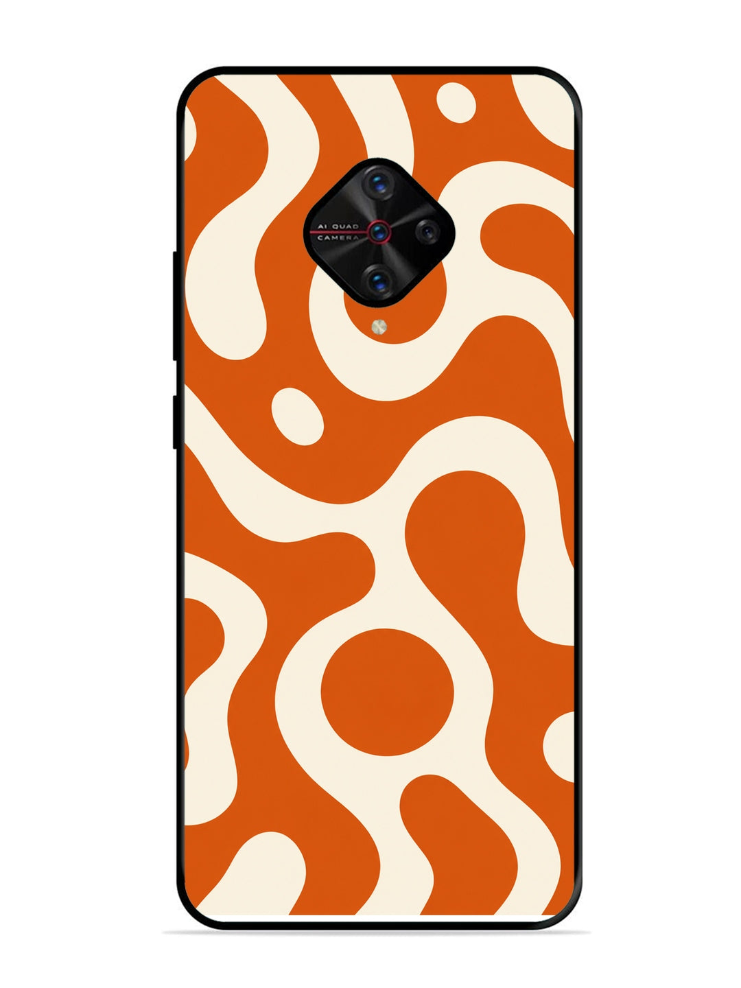 Vivo S1 Pro Fluid wave pattern Orange