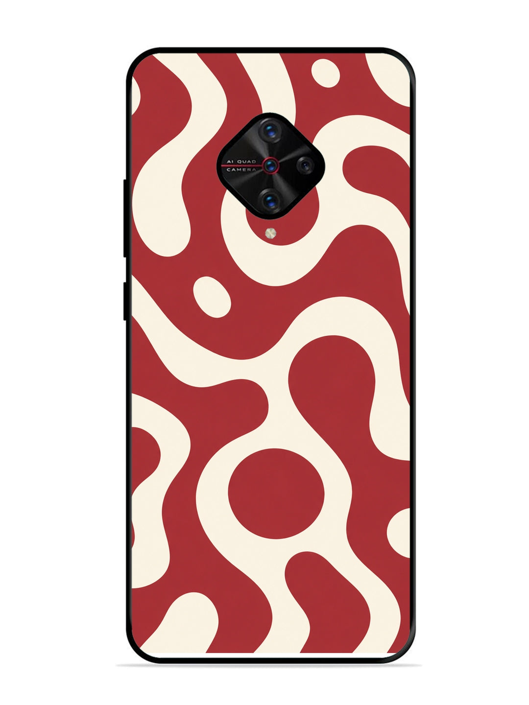 Vivo S1 Pro Fluid wave pattern Red