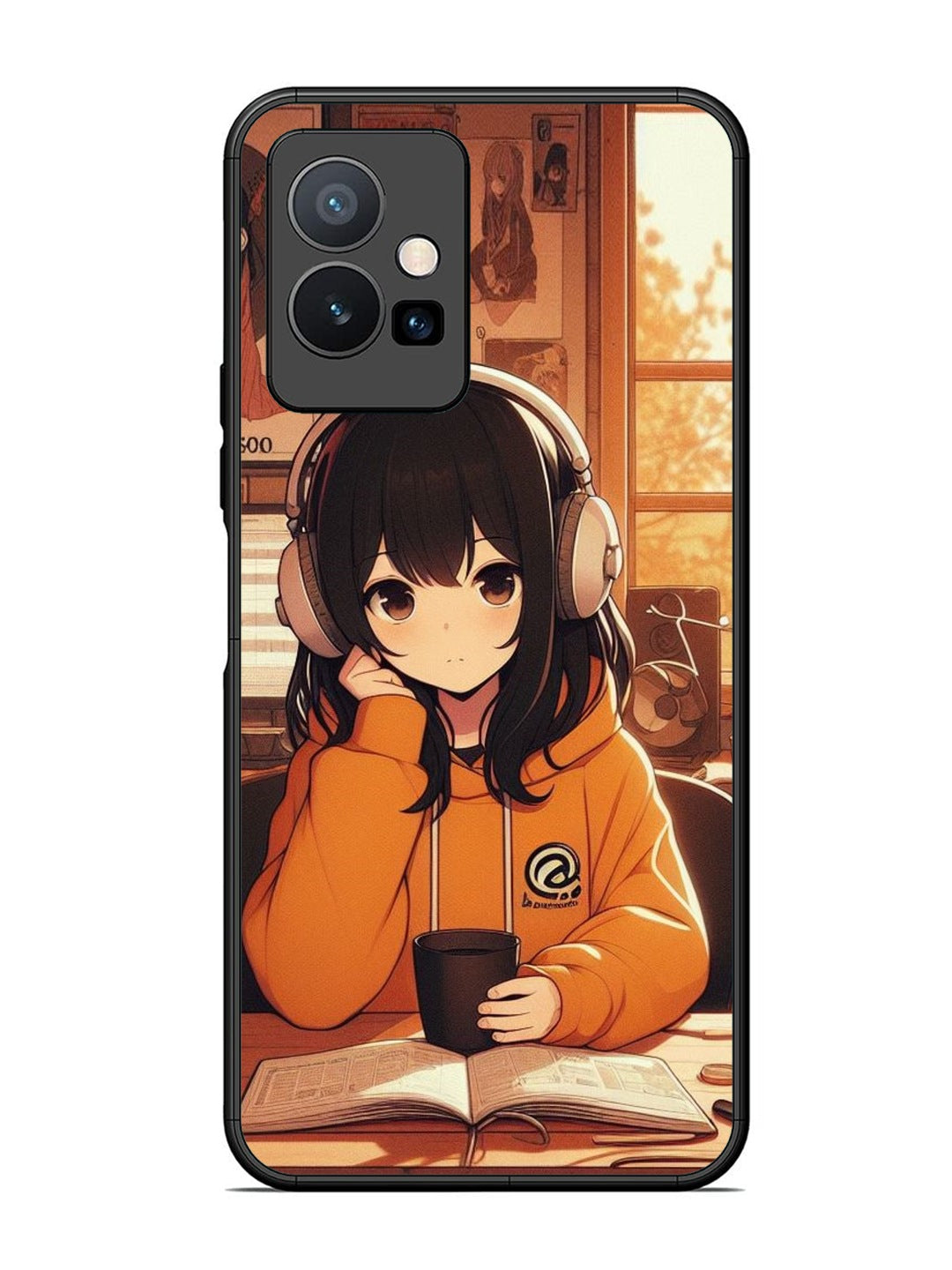 Vivo T1 5G Cute Girl listening Music