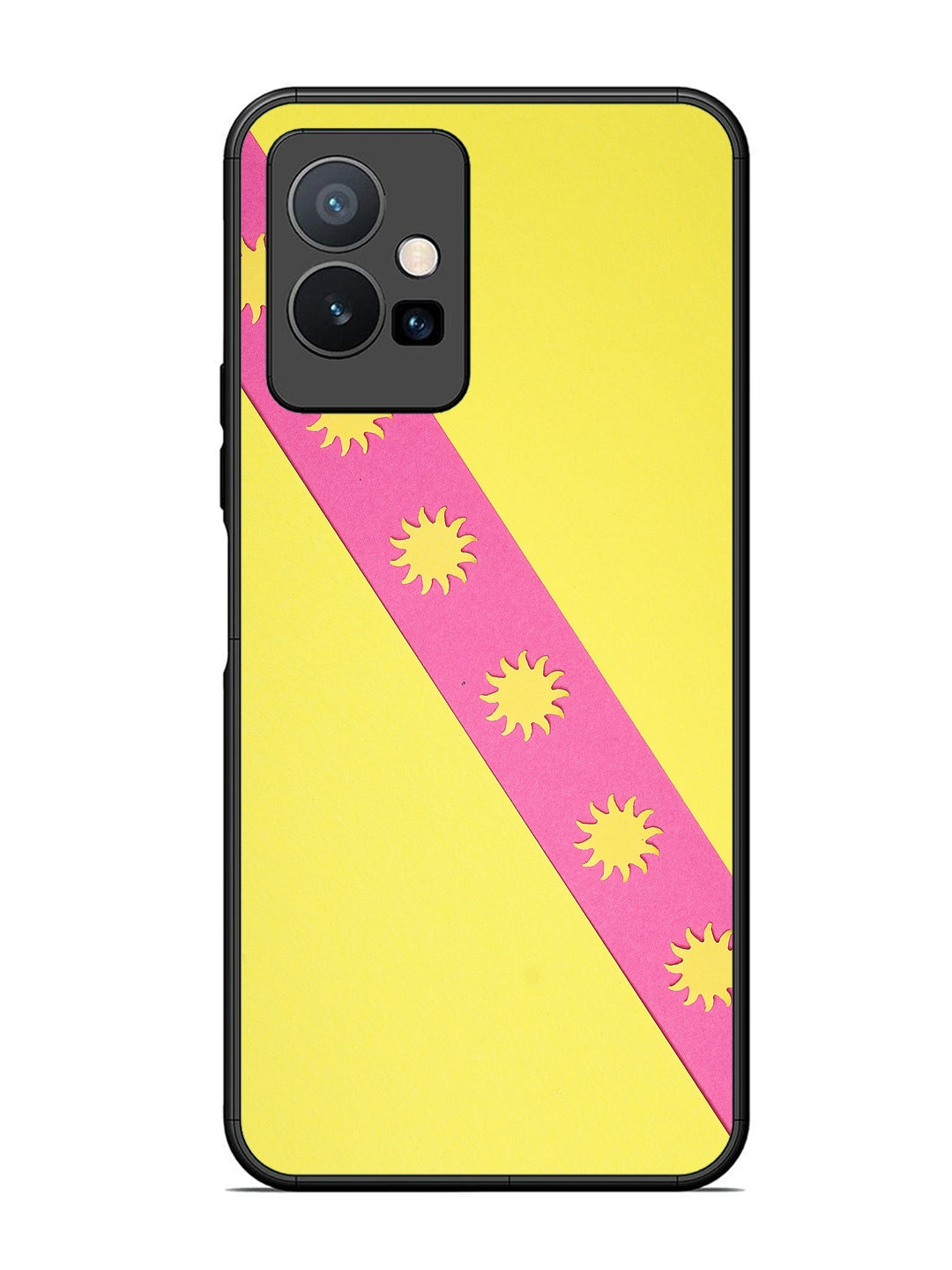 Vivo T1 5G Pick Strip on Yellow Colour