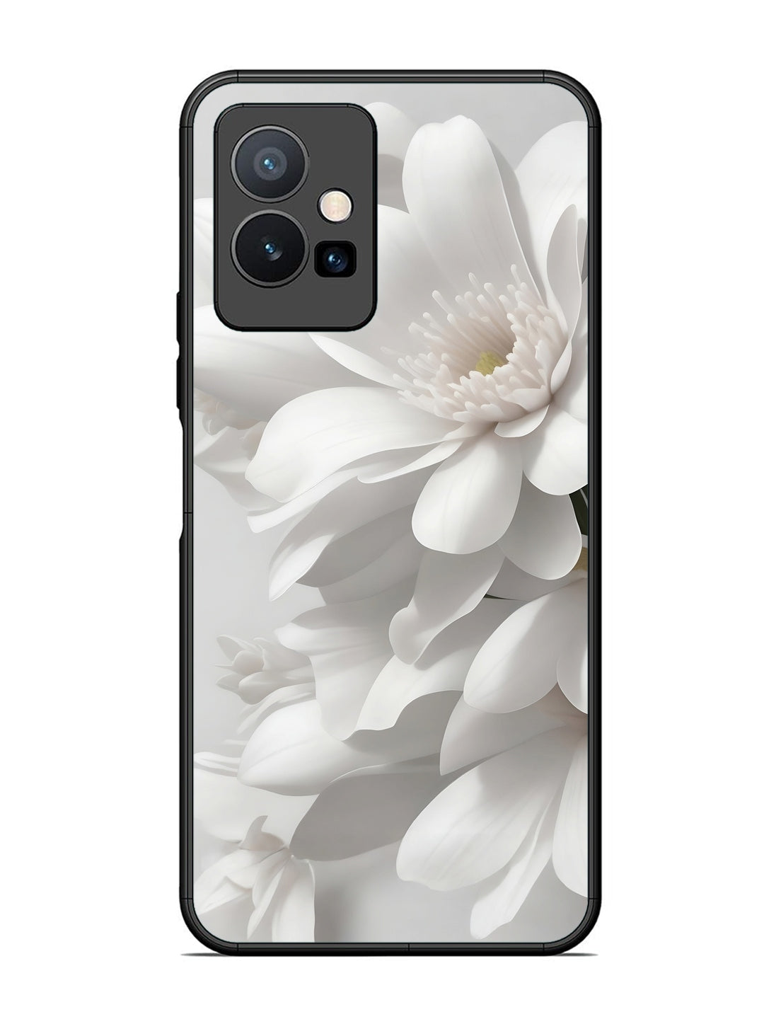 Vivo T1 5G Soft Focus Purity white Flower