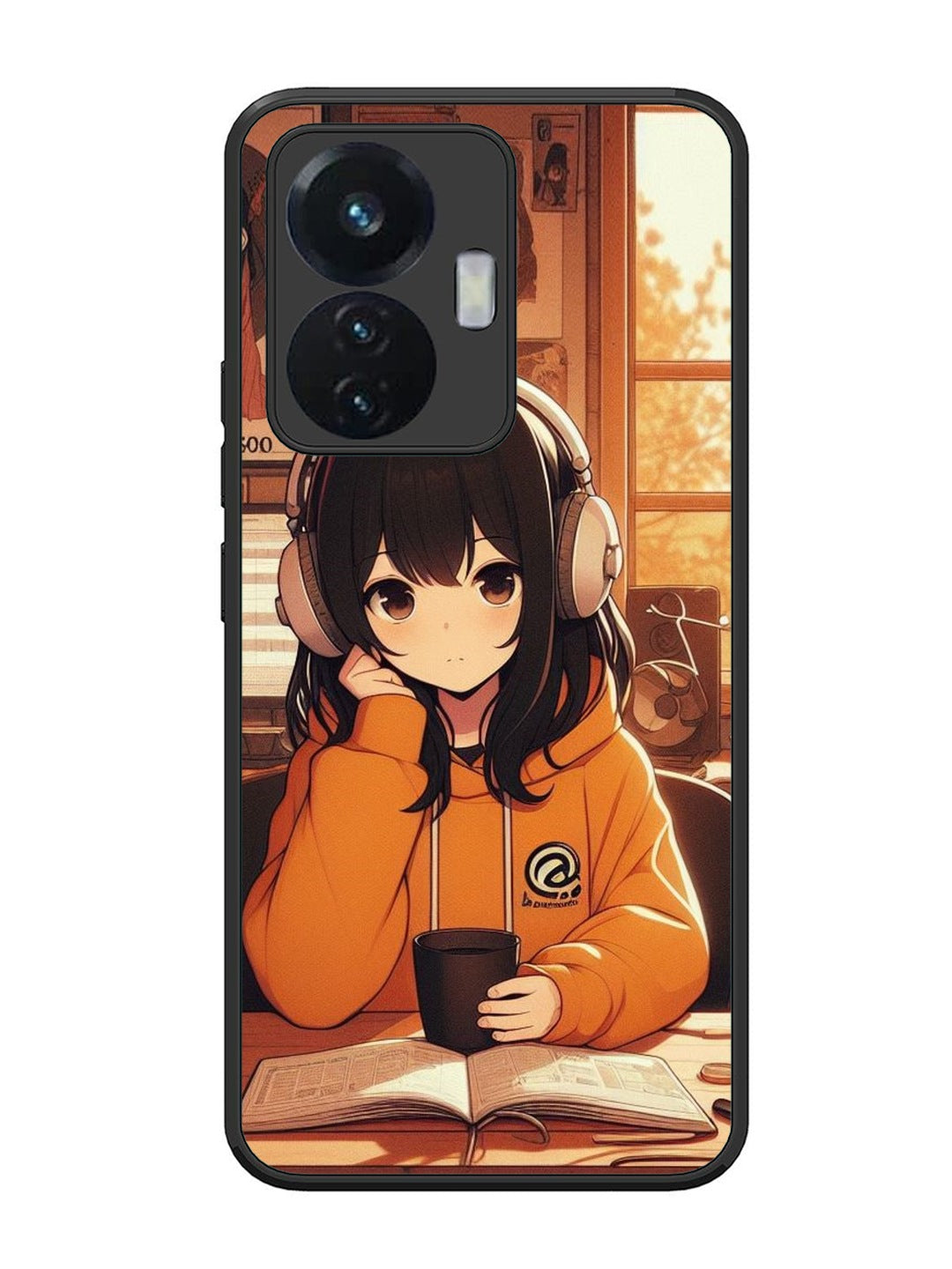 Vivo T1 44W Cute Girl listening Music