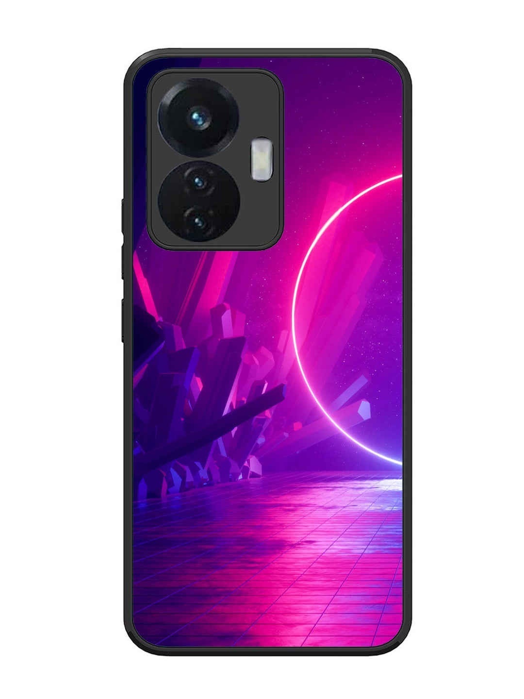 Vivo T1 44W abstract with Neon Light