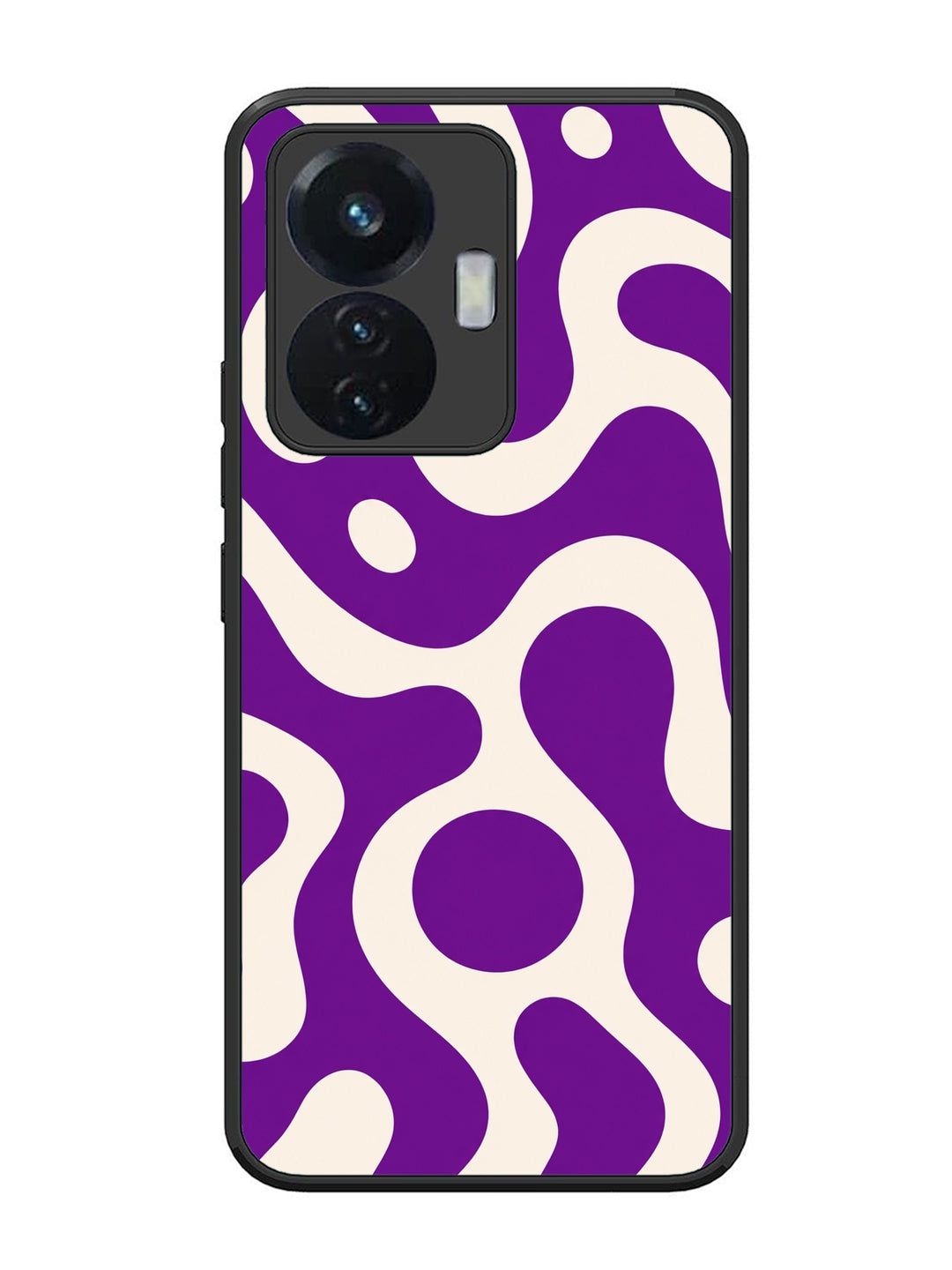 Vivo T1 44W Fluid wave pattern Purple