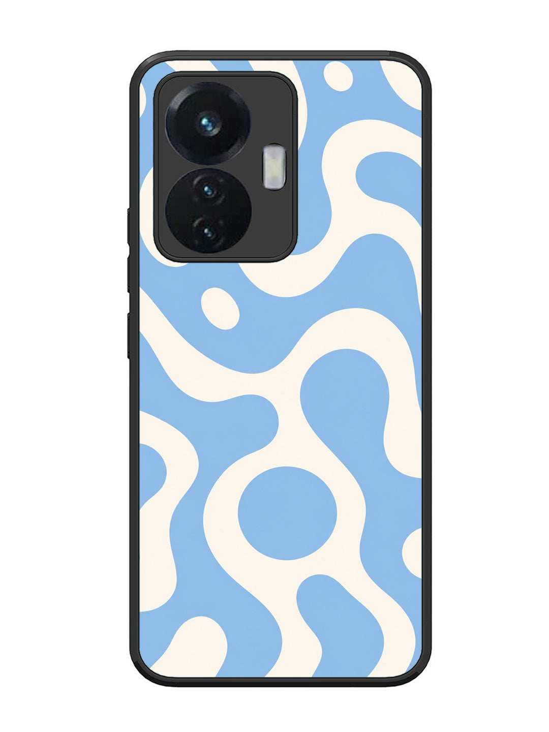 Vivo T1 44W Fluid wave pattern Sky Blue