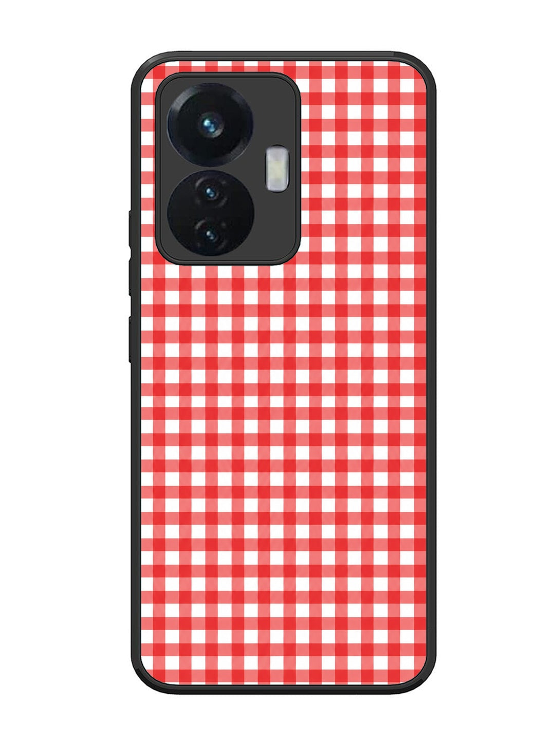 Vivo T1 44W Gingham Checks Red