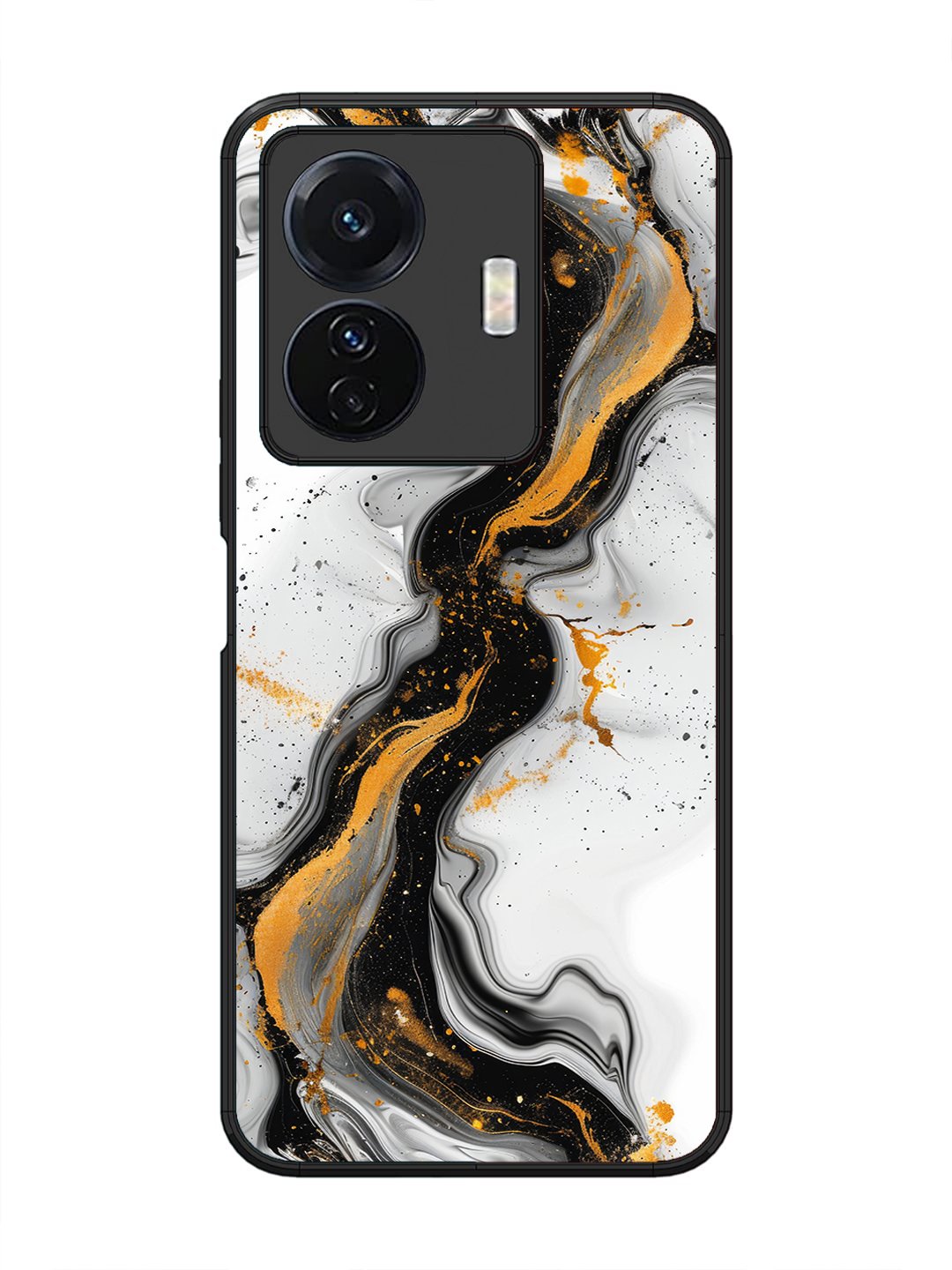 Vivo T1 Pro Black And Golden Marble Essence