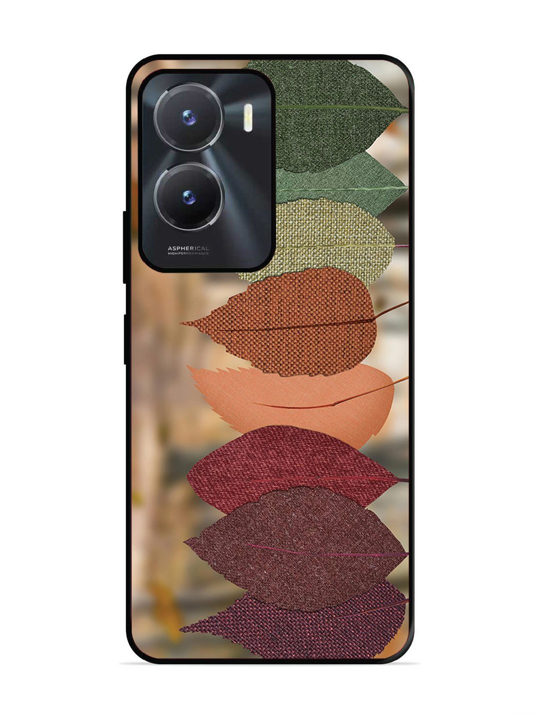 Vivo Y16 Fabric Leafs