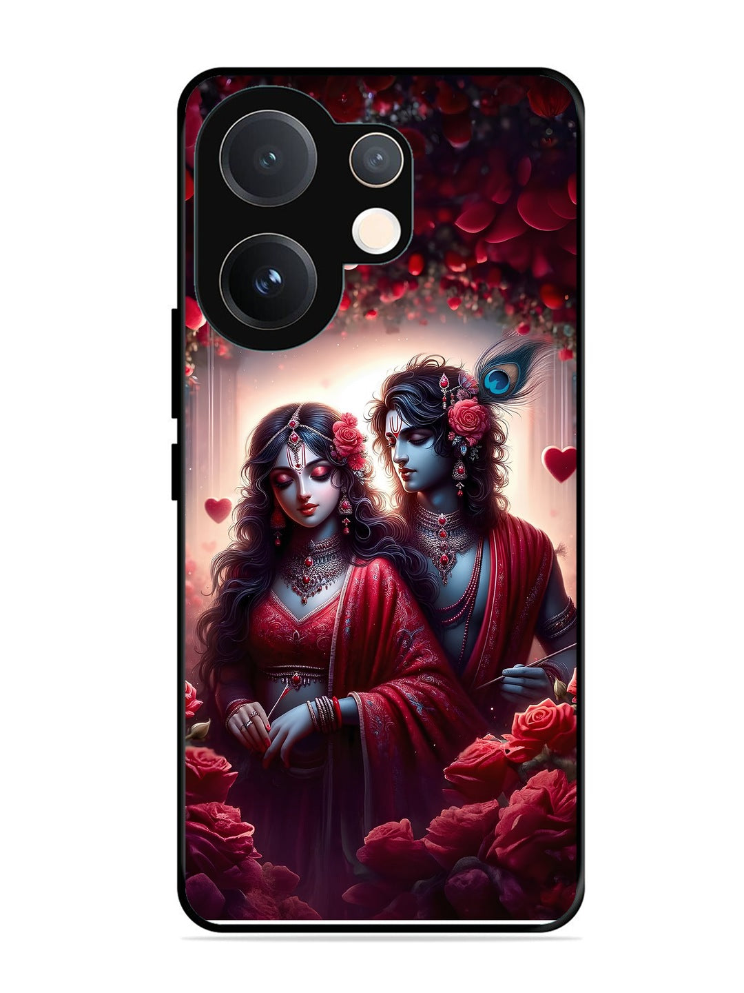 Vivo T4 Pro 5G Couples in Red theme like Radha Krishna
