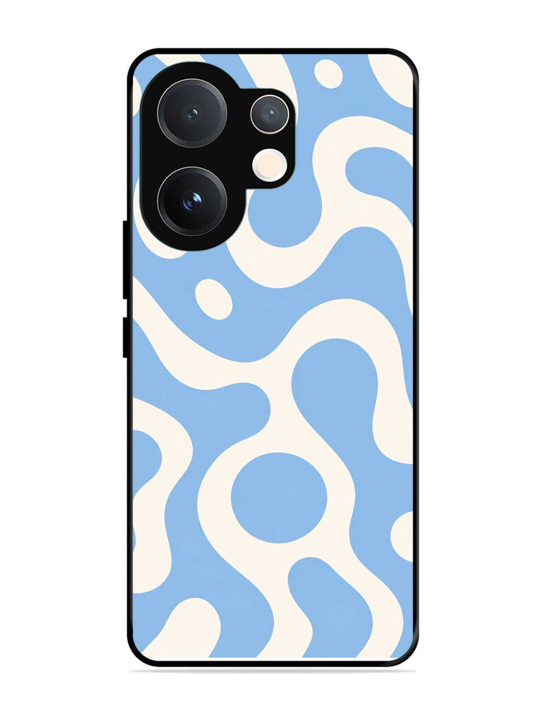 Vivo T4 Pro 5G Fluid wave pattern Sky Blue