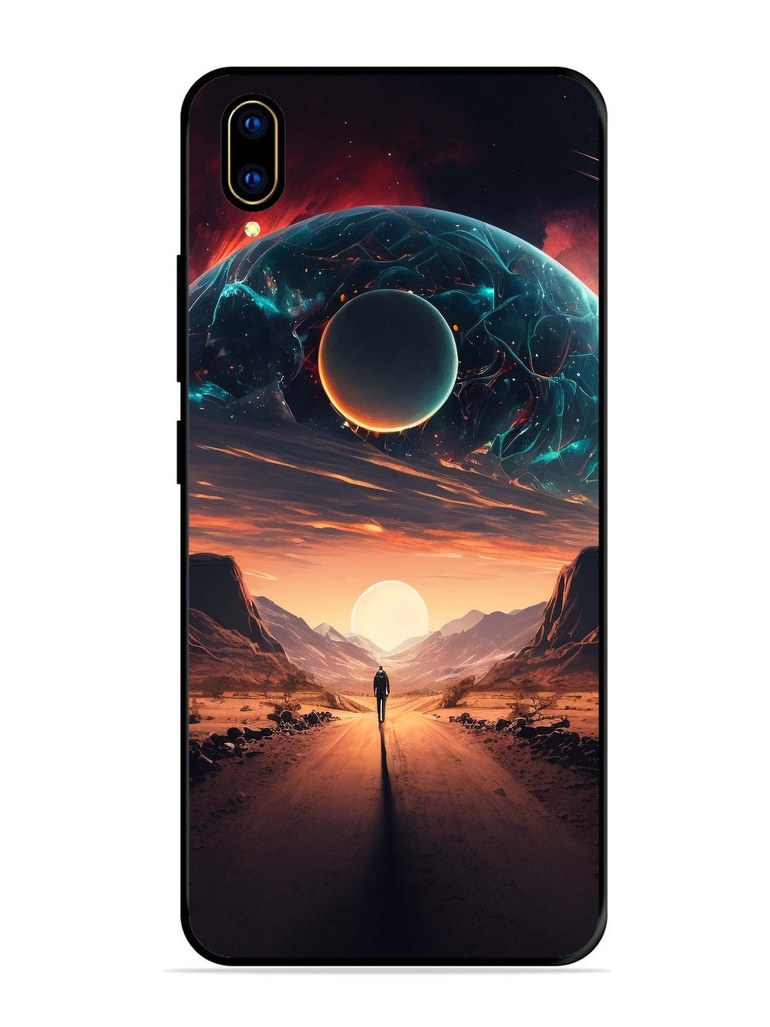 Vivo V11 Pro Sunset with space scene