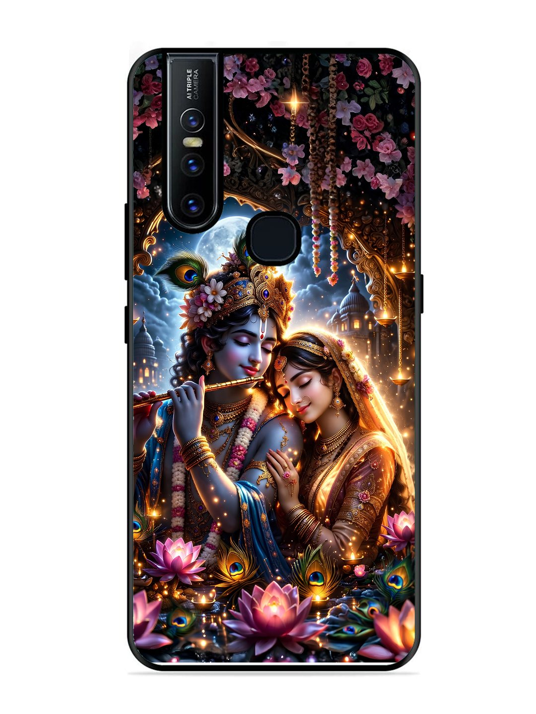 Vivo V15 Radha Krishna Enjoying Flute 2