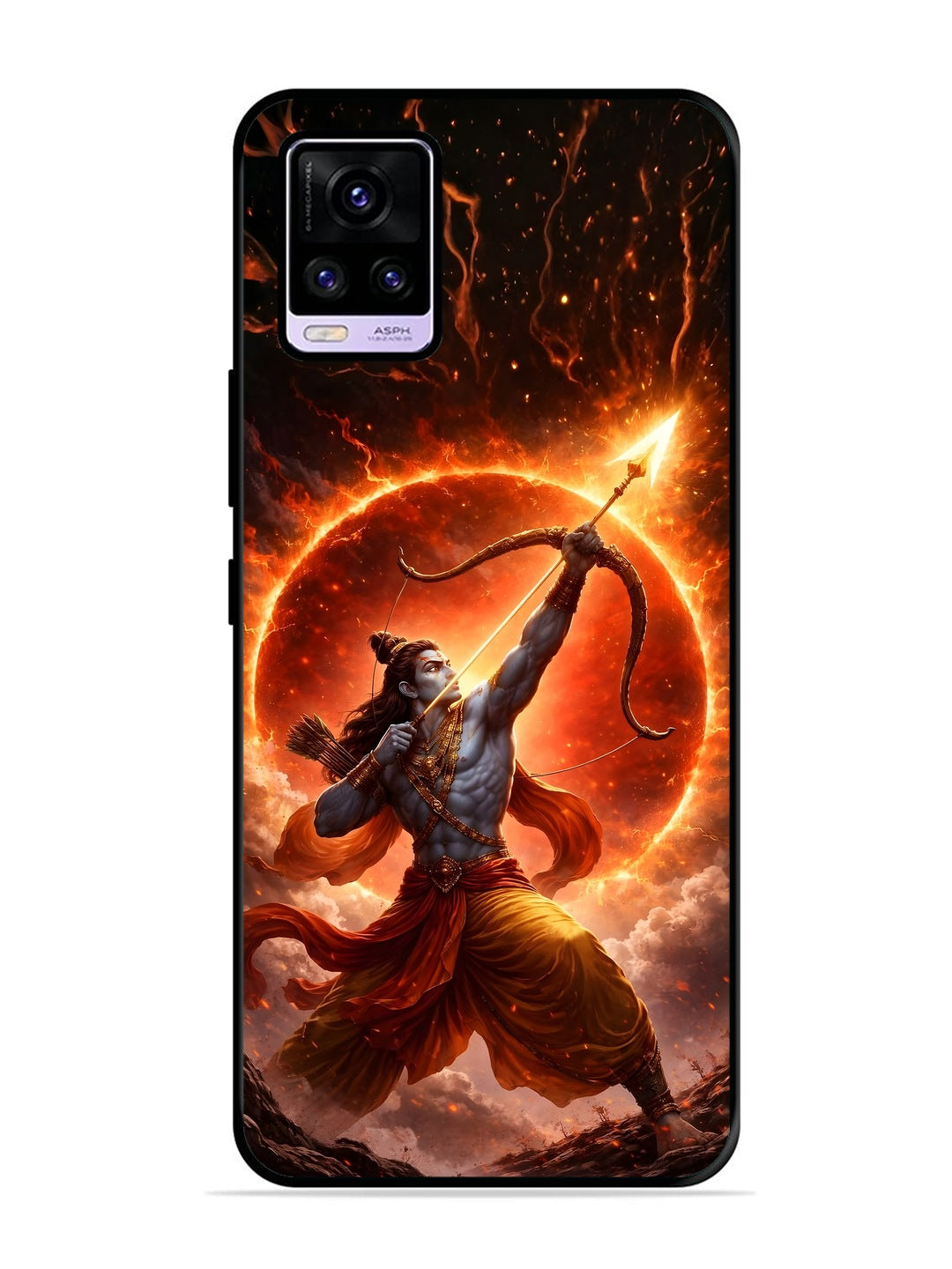 Vivo V20 Pro Lord Ram with Bow and arrow